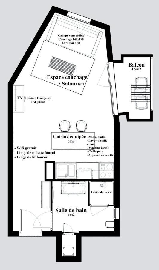 Studio Primeveres - Centre Village - Aravistour Сен-Жан-де-Сікст Екстер'єр фото