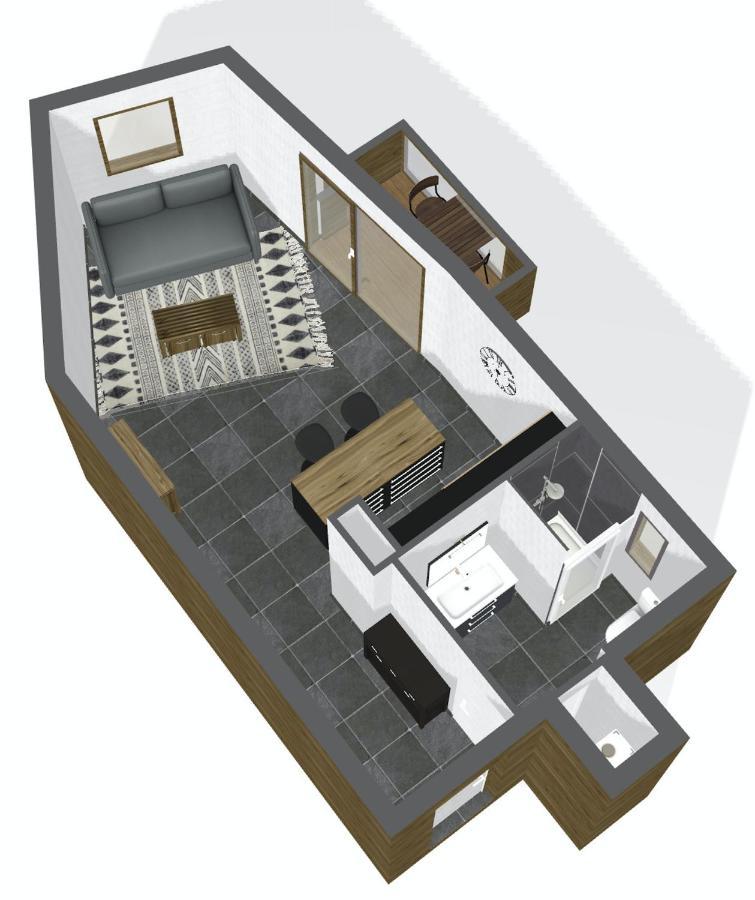 Studio Primeveres - Centre Village - Aravistour Сен-Жан-де-Сікст Екстер'єр фото
